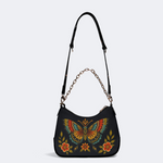 Fashion colorful butterfly print Leather Crossbody Bag_04