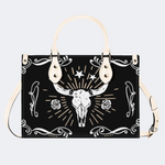 Fashionable Bull Head Printed Handbag Factory Direct Sales_01