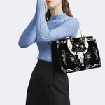 Fashionable Bull Head Printed Handbag Factory Direct Sales_07