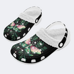 Fashionable Death Moth And Leaves Print Slippers/Sandals_10