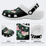 Fashionable Death Moth And Leaves Print Slippers/Sandals_11