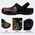 Flame Panther Print Slippers/Sandals Factory Direct Sales