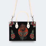 Flowers Of Thorns And Moths Print Handbag Factory Direct Sales