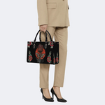 Flowers Of Thorns And Moths Print Handbag Factory Direct Sales