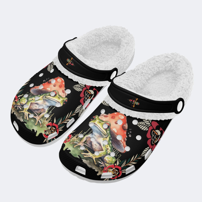 Frog And Mushroom Print Slippers/Sandals Factory Direct Sales