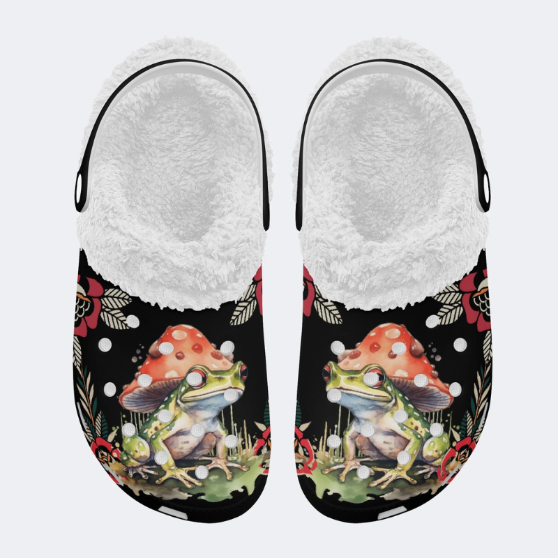 Frog And Mushroom Print Slippers/Sandals Factory Direct Sales