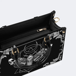 Geometric Death Moth And Skull Handbag_11