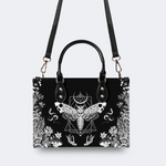 Geometric Moth And Snake Print Handbag_02