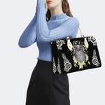 Ghost Eye Owl Print Handbag Factory Direct Sales