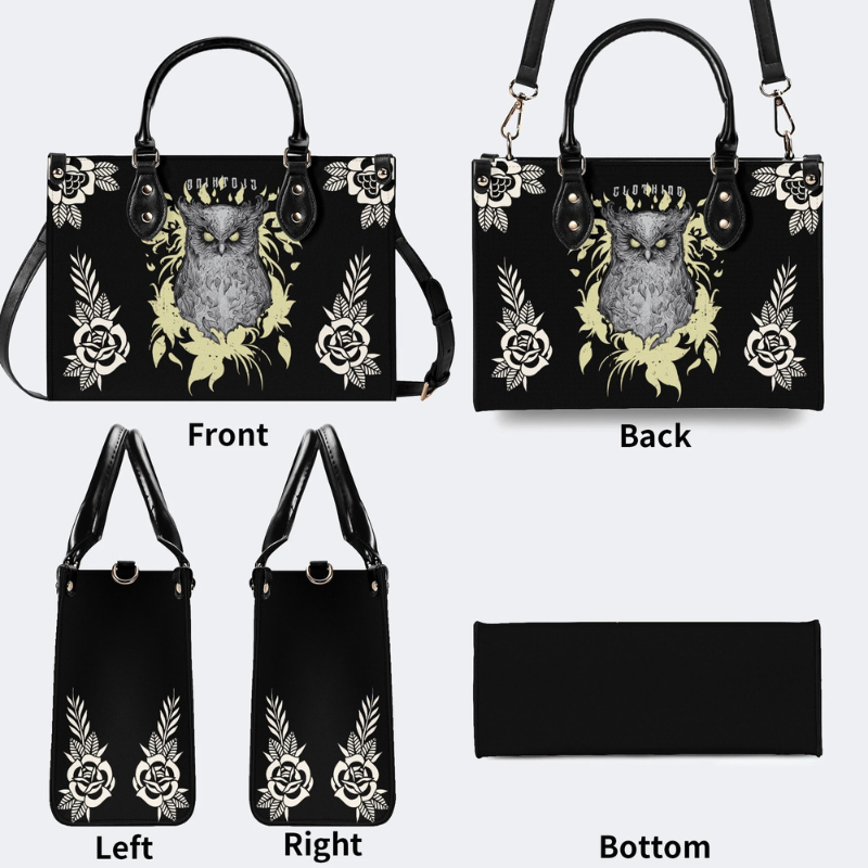Ghost Eye Owl Print Handbag Factory Direct Sales
