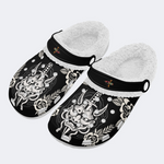 Ghost Face And Dagger Print Slippers/Sandals
