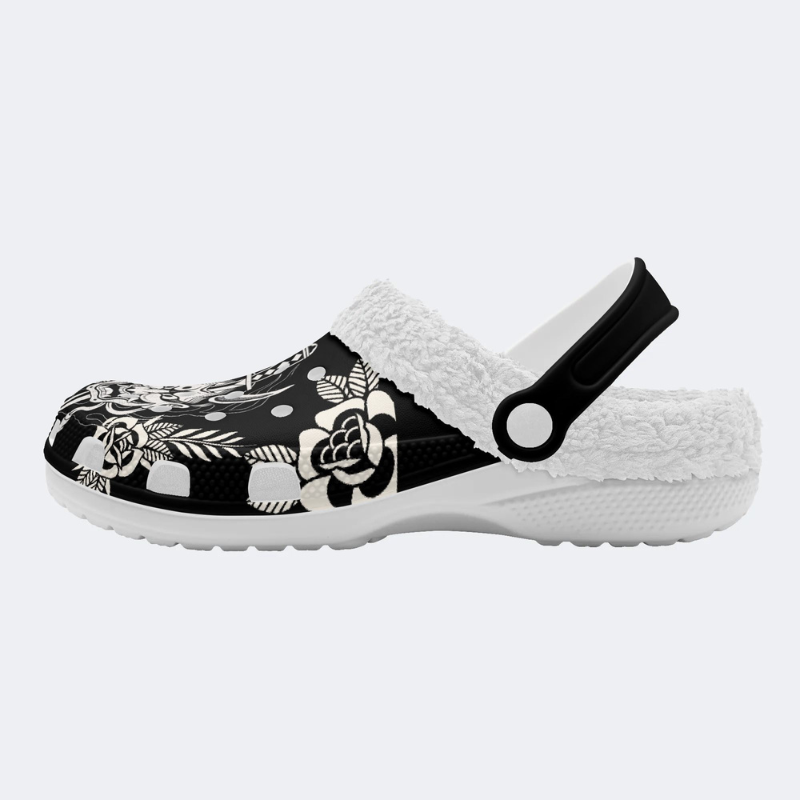 Ghost Face And Dagger Print Slippers/Sandals