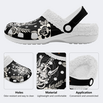 Ghost Face And Dagger Print Slippers/Sandals