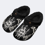 Ghost Face And Dagger Print Slippers/Sandals