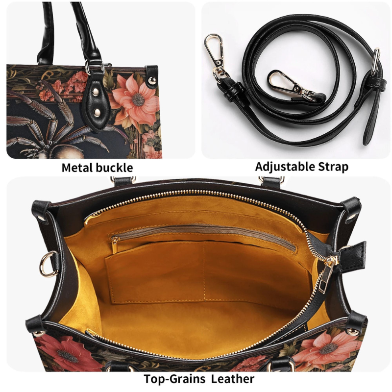 Giant Spider Print Handbag Factory Direct Sales