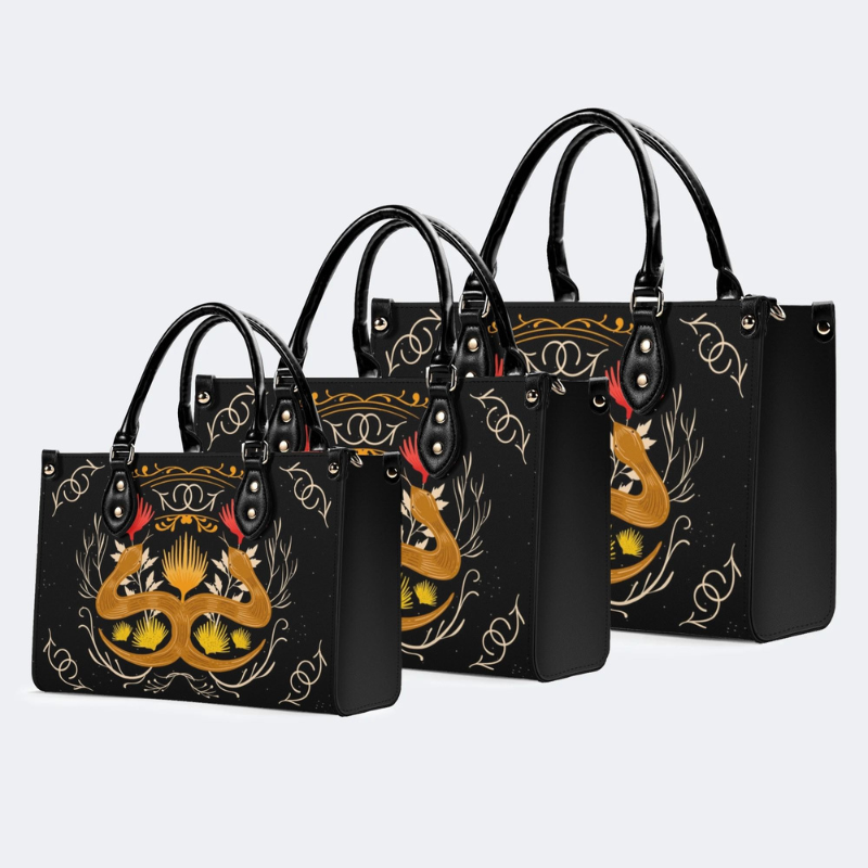 Gold Snake Print Handbag Factory Direct Sales_13