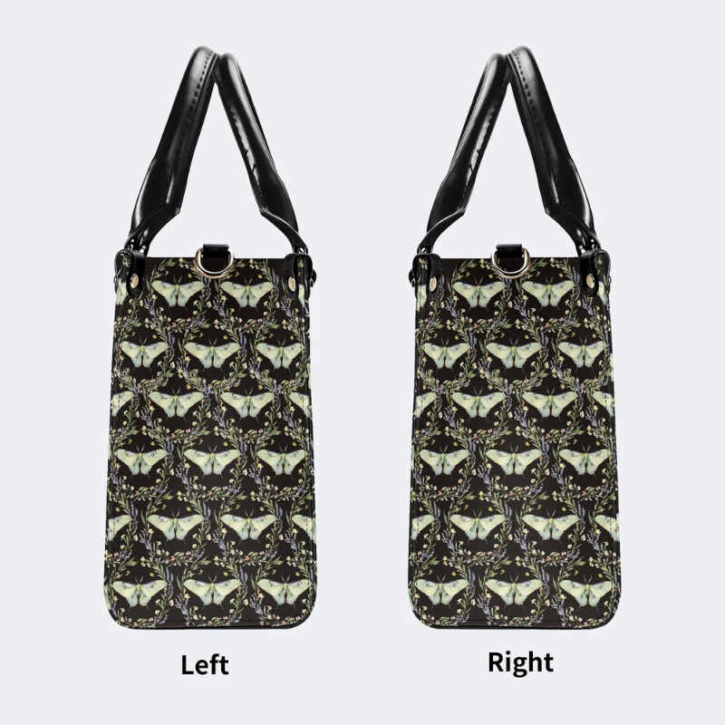 Green Moth Print Handbag Factory Direct Sales_04