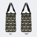 Green Moth Print Handbag Factory Direct Sales_04