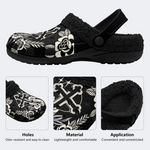 Hand Holding Cross Print Slippers/Sandals