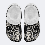 Hand Holding Cross Print Slippers/Sandals
