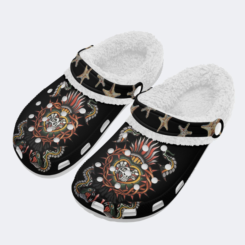 Heart of Thorns And Snake Slippers/Sandals Factory Direct Sales