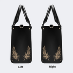 Hell Devil And Dragon Head Print Handbag