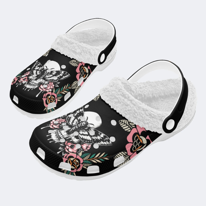 Horror Moth Skull Print Slippers/Sandals Factory Direct Sales