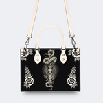 Hourglass And Snake Print Handbag Factory Direct Sales