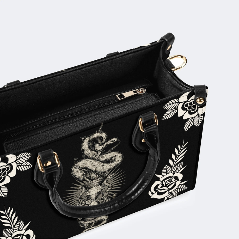 Hourglass And Snake Print Handbag Factory Direct Sales