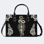 Hourglass And Snake Print Handbag Factory Direct Sales