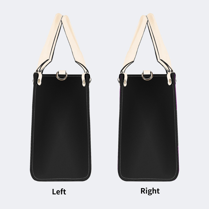 Human Face Moth And Bird Print Handbag_05