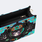 Human Face Moth And Bird Print Handbag_11