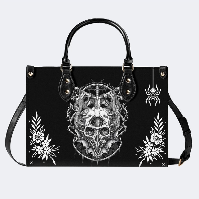 Monster Skull With Snake Handbag Factory Direct Sales