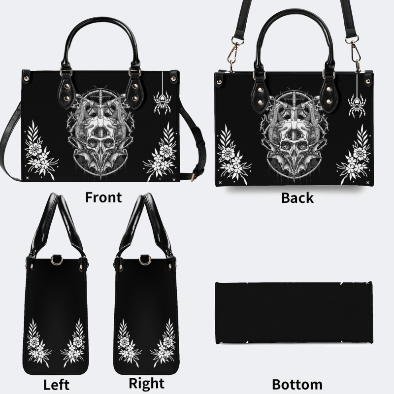 Monster Skull With Snake Handbag Factory Direct Sales
