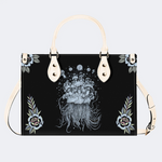 Mushroom And Jellyfish Print Handbag Factory Direct Sales