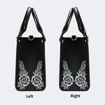 Mushroom And Jellyfish Print Handbag Factory Direct Sales