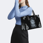 Mushroom And Jellyfish Print Handbag Factory Direct Sales