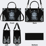 Mushroom And Jellyfish Print Handbag Factory Direct Sales