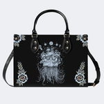 Mushroom And Jellyfish Print Handbag Factory Direct Sales