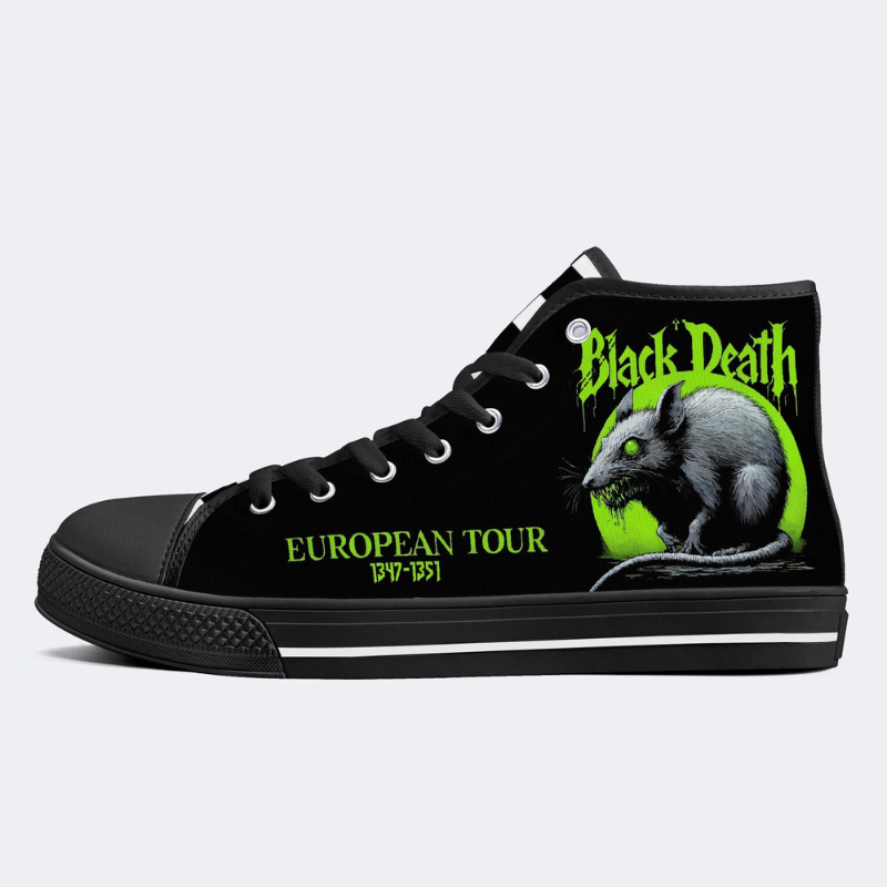 Mutant Mouse Print High Top Canvas Factory Direct Sales