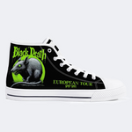 Mutant Mouse Print High Top Canvas Factory Direct Sales