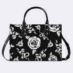 Patterned Snake And Flowers Handbag Factory Direct Sales