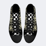 Peacock Bird Print High Top Canvas Factory Direct Sales