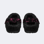 Pink Spider And Moth Print Slippers/Sandals Factory Direct Sales