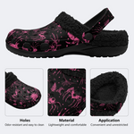 Pink Spider And Moth Print Slippers/Sandals Factory Direct Sales