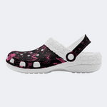 Pink Spider And Moth Print Slippers/Sandals Factory Direct Sales