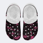 Pink Spider And Moth Print Slippers/Sandals Factory Direct Sales