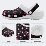 Pink Spider And Moth Print Slippers/Sandals Factory Direct Sales