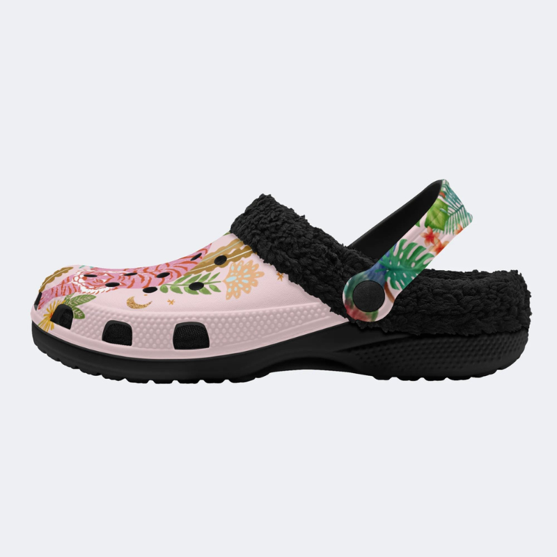 Pink Tiger Print Slippers/Sandals Factory Direct Sales