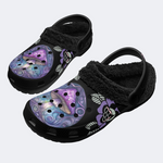 Purple Mushroom Print Slippers/Sandals Factory Direct Sales